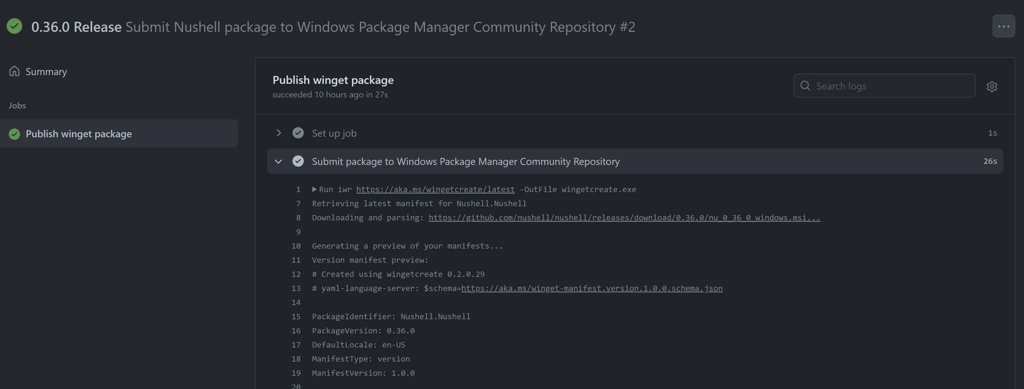 GitHub Actions workflow running.